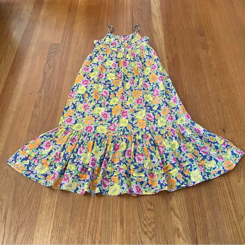 Ralph Lauren Maxi Batiste Floral Kids Dress - Picture 1 of 10
